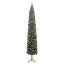 vidaXL Mű karácsonyfa 300 LED-del Zöld 270 cm PVC, acél és műanyag