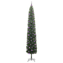 vidaXL Mű karácsonyfa 300 LED-del Zöld 270 cm PVC, acél és műanyag