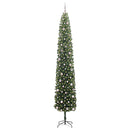 vidaXL Mű karácsonyfa 300 LED-del Zöld 300 cm PVC, acél és műanyag