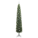 vidaXL Mű karácsonyfa 300 LED-del Zöld 300 cm PVC, acél és műanyag