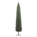 vidaXL Mű karácsonyfa 300 LED-del Zöld 300 cm PVC, acél és műanyag
