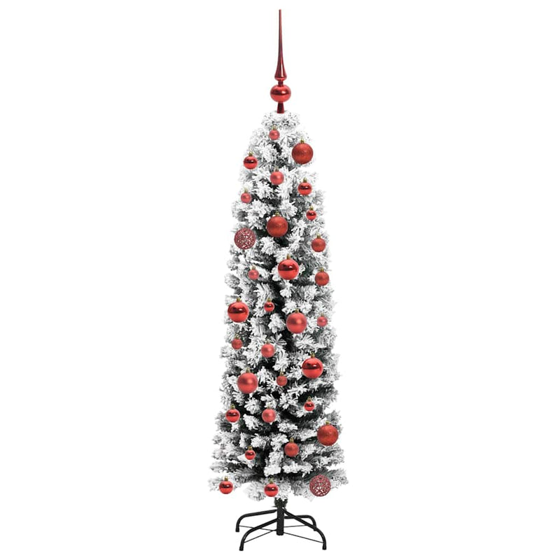 vidaXL Mű karácsonyfa 150 LED-del Zöld 120 cm PVC, acél és műanyag