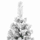 vidaXL Mű karácsonyfa 150 LED-del Zöld 120 cm PVC, acél és műanyag