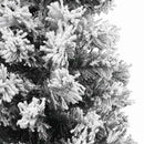 vidaXL Mű karácsonyfa 150 LED-del Zöld 120 cm PVC, acél és műanyag