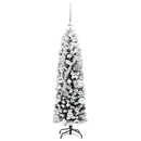 vidaXL Mű karácsonyfa 150 LED-del Zöld 120 cm PVC, acél és műanyag