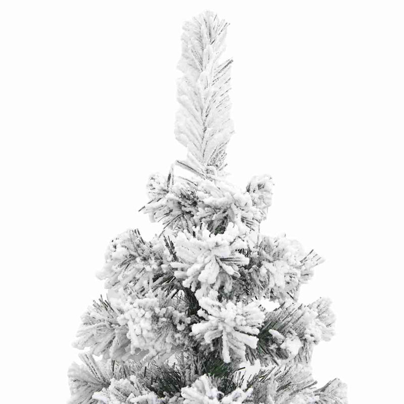 vidaXL Mű karácsonyfa 150 LED-del Zöld 120 cm PVC, acél és műanyag