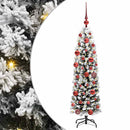 vidaXL Mű karácsonyfa 150 LED-del Zöld 150 cm PVC, acél és műanyag