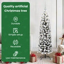 vidaXL Mű karácsonyfa 150 LED-del Zöld 150 cm PVC, acél és műanyag