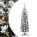 vidaXL Mű karácsonyfa 150 LED-del Zöld 150 cm PVC, acél és műanyag