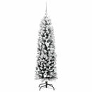 vidaXL Mű karácsonyfa 150 LED-del Zöld 150 cm PVC, acél és műanyag