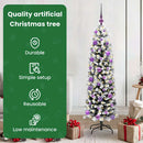 vidaXL Mű karácsonyfa 150 LED-del Zöld 150 cm PVC, acél és műanyag