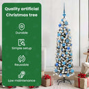 vidaXL Mű karácsonyfa 150 LED-del Zöld 150 cm PVC, acél és műanyag