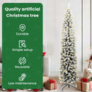 vidaXL Mű karácsonyfa 300 LED-del Zöld 180 cm PVC, acél és műanyag