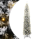 vidaXL Mű karácsonyfa 300 LED-del Zöld 180 cm PVC, acél és műanyag