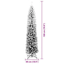 vidaXL Mű karácsonyfa 300 LED-del Zöld 180 cm PVC, acél és műanyag