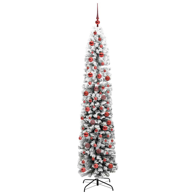 vidaXL Mű karácsonyfa 300 LED-del Zöld 180 cm PVC, acél és műanyag