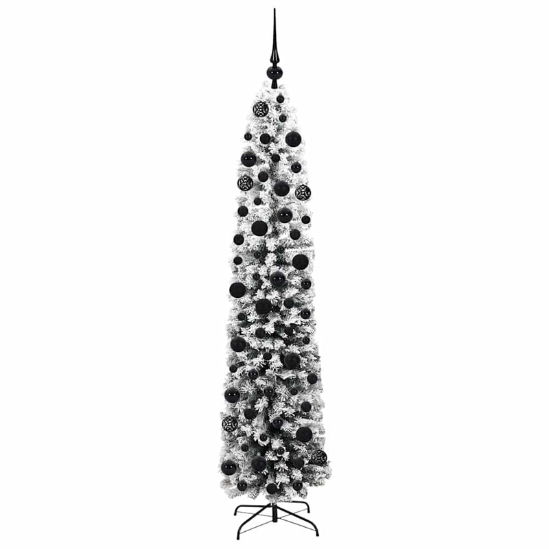 vidaXL Mű karácsonyfa 300 LED-del Zöld 180 cm PVC, acél és műanyag