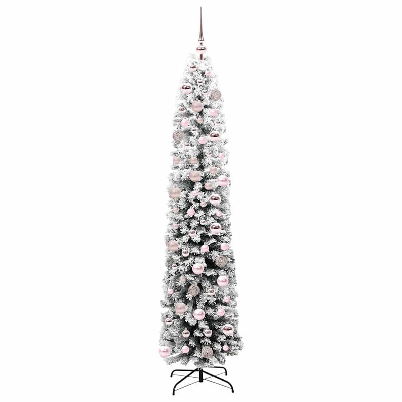 vidaXL Mű karácsonyfa 300 LED-del Zöld 180 cm PVC, acél és műanyag