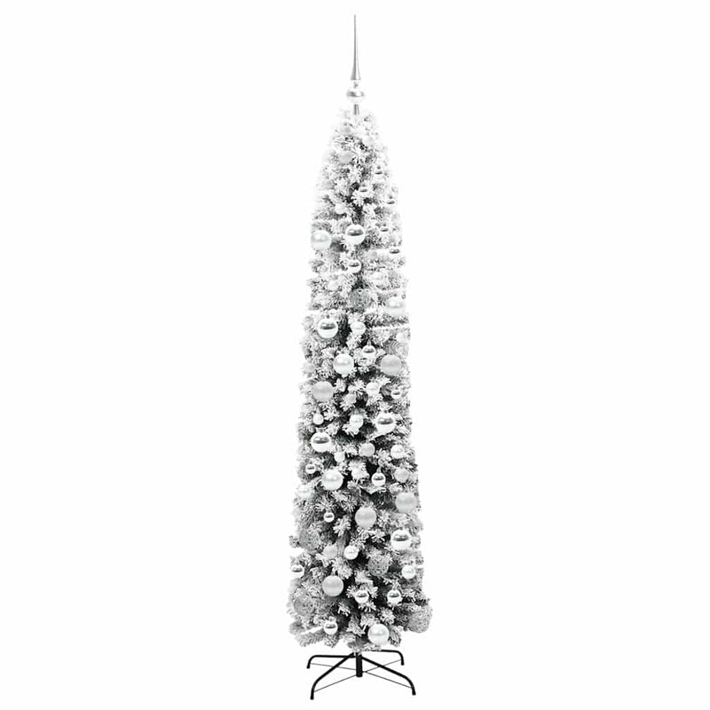 vidaXL Mű karácsonyfa 300 LED-del Zöld 180 cm PVC, acél és műanyag