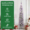 vidaXL Mű karácsonyfa 300 LED-del Zöld 180 cm PVC, acél és műanyag
