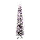 vidaXL Mű karácsonyfa 300 LED-del Zöld 180 cm PVC, acél és műanyag