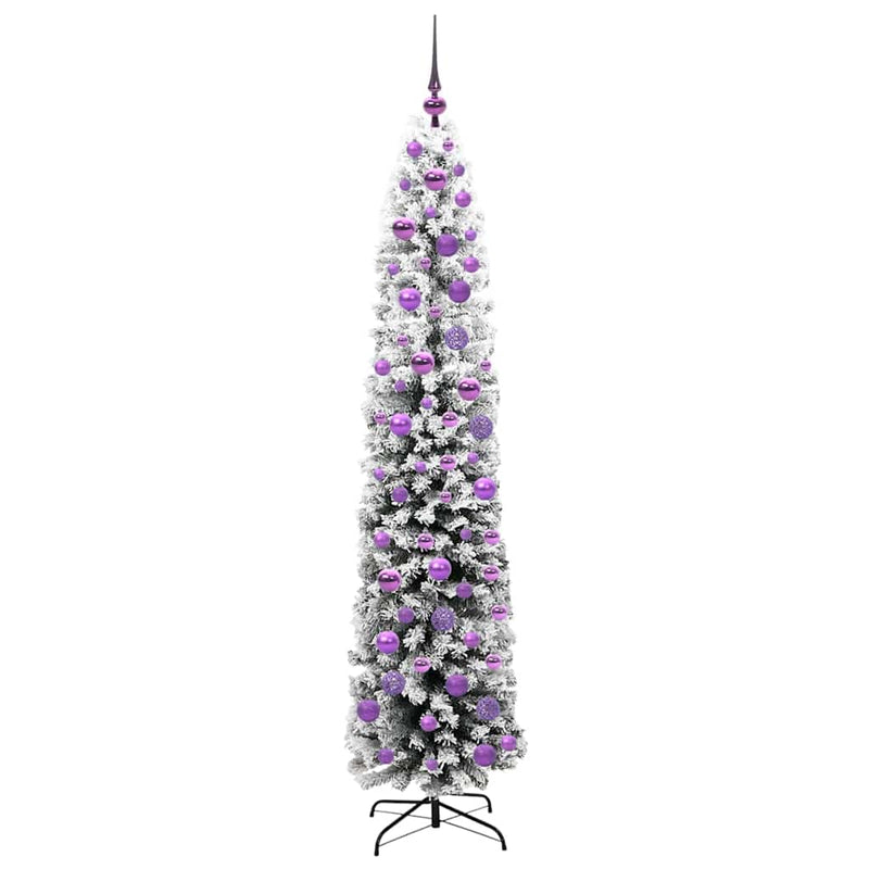 vidaXL Mű karácsonyfa 300 LED-del Zöld 180 cm PVC, acél és műanyag