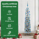 vidaXL Mű karácsonyfa 300 LED-del Zöld 180 cm PVC, acél és műanyag