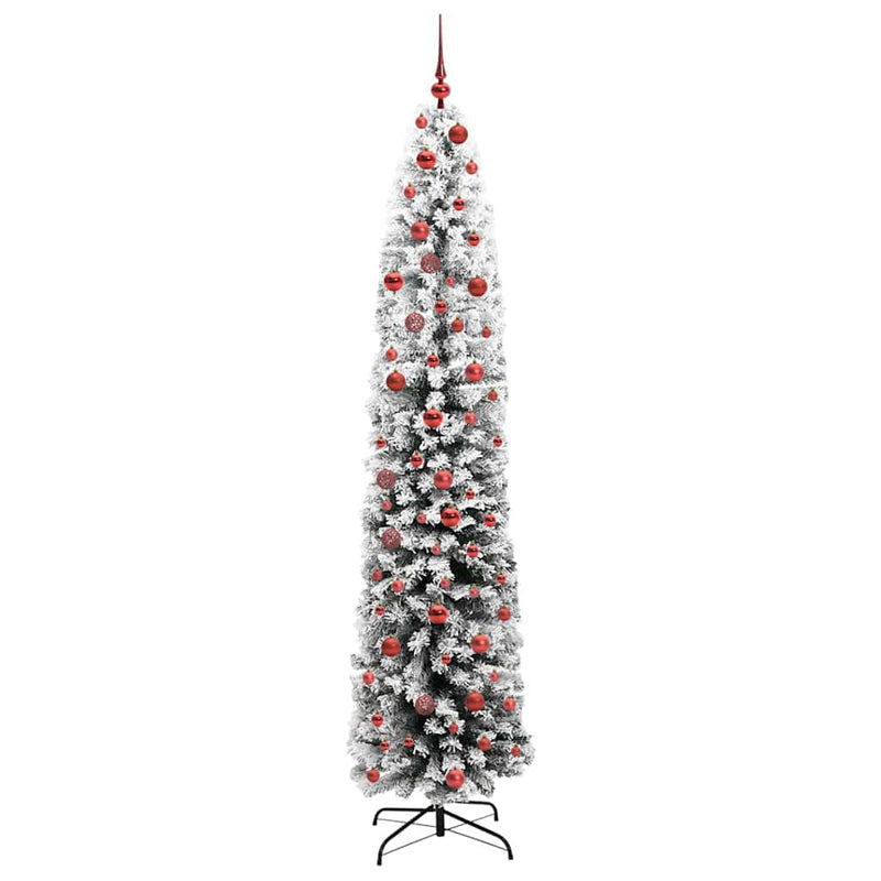 vidaXL Mű karácsonyfa 300 LED-del Zöld 210 cm PVC, acél és műanyag
