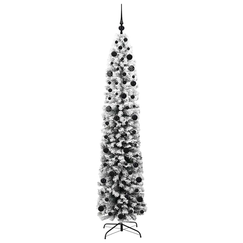 vidaXL Mű karácsonyfa 300 LED-del Zöld 210 cm PVC, acél és műanyag