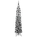 vidaXL Mű karácsonyfa 300 LED-del Zöld 210 cm PVC, acél és műanyag