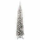 vidaXL Mű karácsonyfa 300 LED-del Zöld 210 cm PVC, acél és műanyag