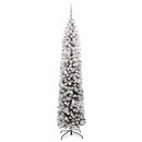 vidaXL Mű karácsonyfa 300 LED-del Zöld 210 cm PVC, acél és műanyag