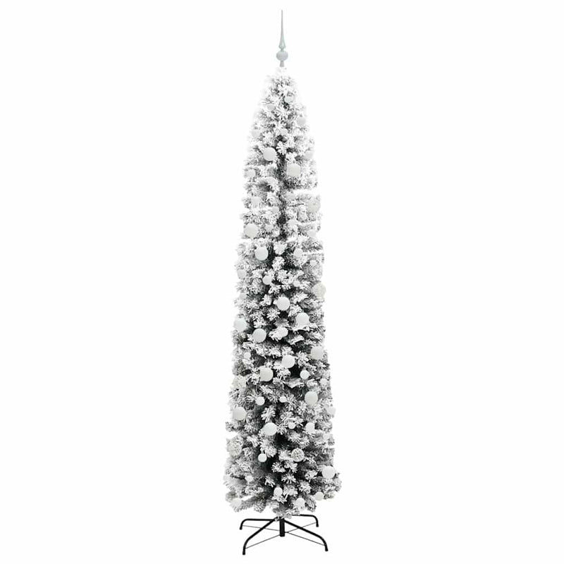 vidaXL Mű karácsonyfa 300 LED-del Zöld 210 cm PVC, acél és műanyag