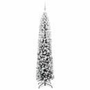 vidaXL Mű karácsonyfa 300 LED-del Zöld 210 cm PVC, acél és műanyag