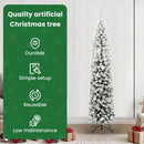 vidaXL Mű karácsonyfa 300 LED-del Zöld 210 cm PVC, acél és műanyag