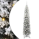 vidaXL Mű karácsonyfa 300 LED-del Zöld 210 cm PVC, acél és műanyag