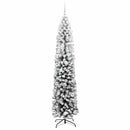 vidaXL Mű karácsonyfa 300 LED-del Zöld 210 cm PVC, acél és műanyag