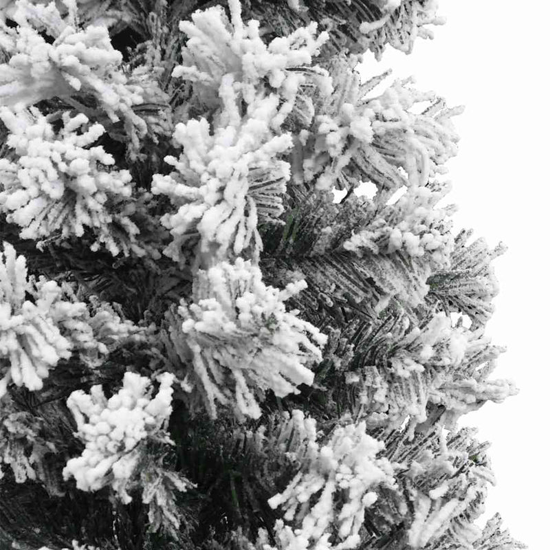 vidaXL Mű karácsonyfa 300 LED-del Zöld 210 cm PVC, acél és műanyag