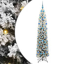 vidaXL Mű karácsonyfa 300 LED-del Zöld 210 cm PVC, acél és műanyag