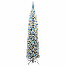 vidaXL Mű karácsonyfa 300 LED-del Zöld 210 cm PVC, acél és műanyag