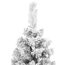 vidaXL Mű karácsonyfa 300 LED-del Zöld 240 cm PVC, acél és műanyag