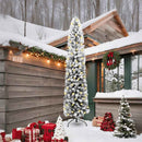 vidaXL Mű karácsonyfa 300 LED-del Zöld 240 cm PVC, acél és műanyag