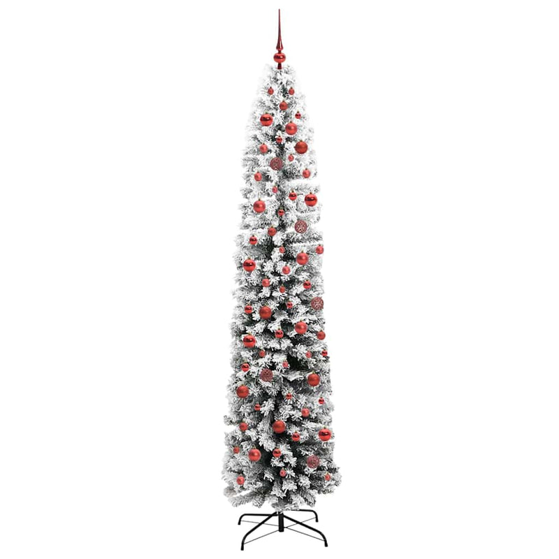 vidaXL Mű karácsonyfa 300 LED-del Zöld 240 cm PVC, acél és műanyag