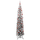 vidaXL Mű karácsonyfa 300 LED-del Zöld 240 cm PVC, acél és műanyag