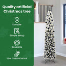 vidaXL Mű karácsonyfa 300 LED-del Zöld 240 cm PVC, acél és műanyag