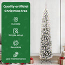 vidaXL Mű karácsonyfa 300 LED-del Zöld 240 cm PVC, acél és műanyag