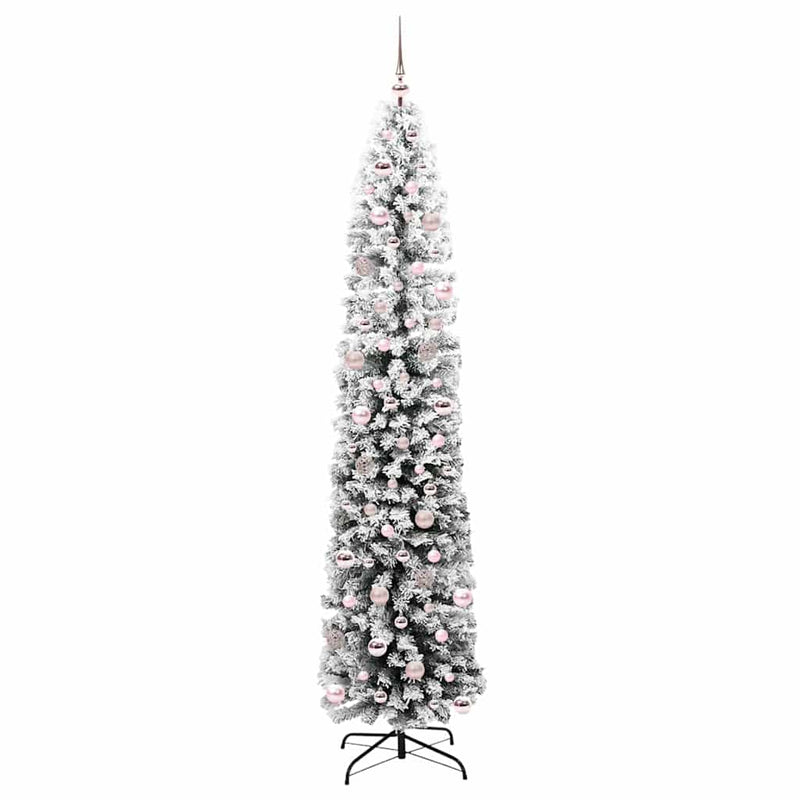 vidaXL Mű karácsonyfa 300 LED-del Zöld 240 cm PVC, acél és műanyag