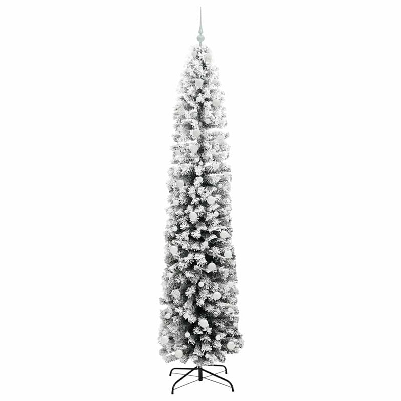 vidaXL Mű karácsonyfa 300 LED-del Zöld 240 cm PVC, acél és műanyag