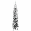 vidaXL Mű karácsonyfa 300 LED-del Zöld 240 cm PVC, acél és műanyag