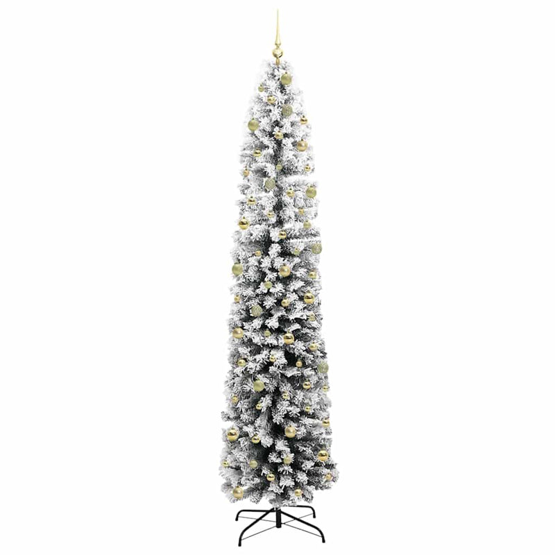 vidaXL Mű karácsonyfa 300 LED-del Zöld 240 cm PVC, acél és műanyag